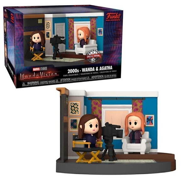 Marvel Studios WandaVision - 2000's Wanda & Agatha Mini Moment Vinyl Collectible - Picture 2 of 7